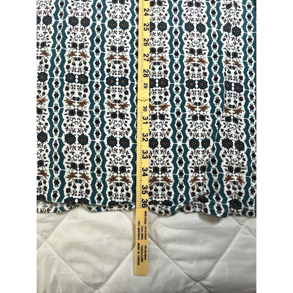 Loveappella Skirt Womens Medium Petite Boho Midi Maxi Stretch Floral Casual - Picture 6 of 10